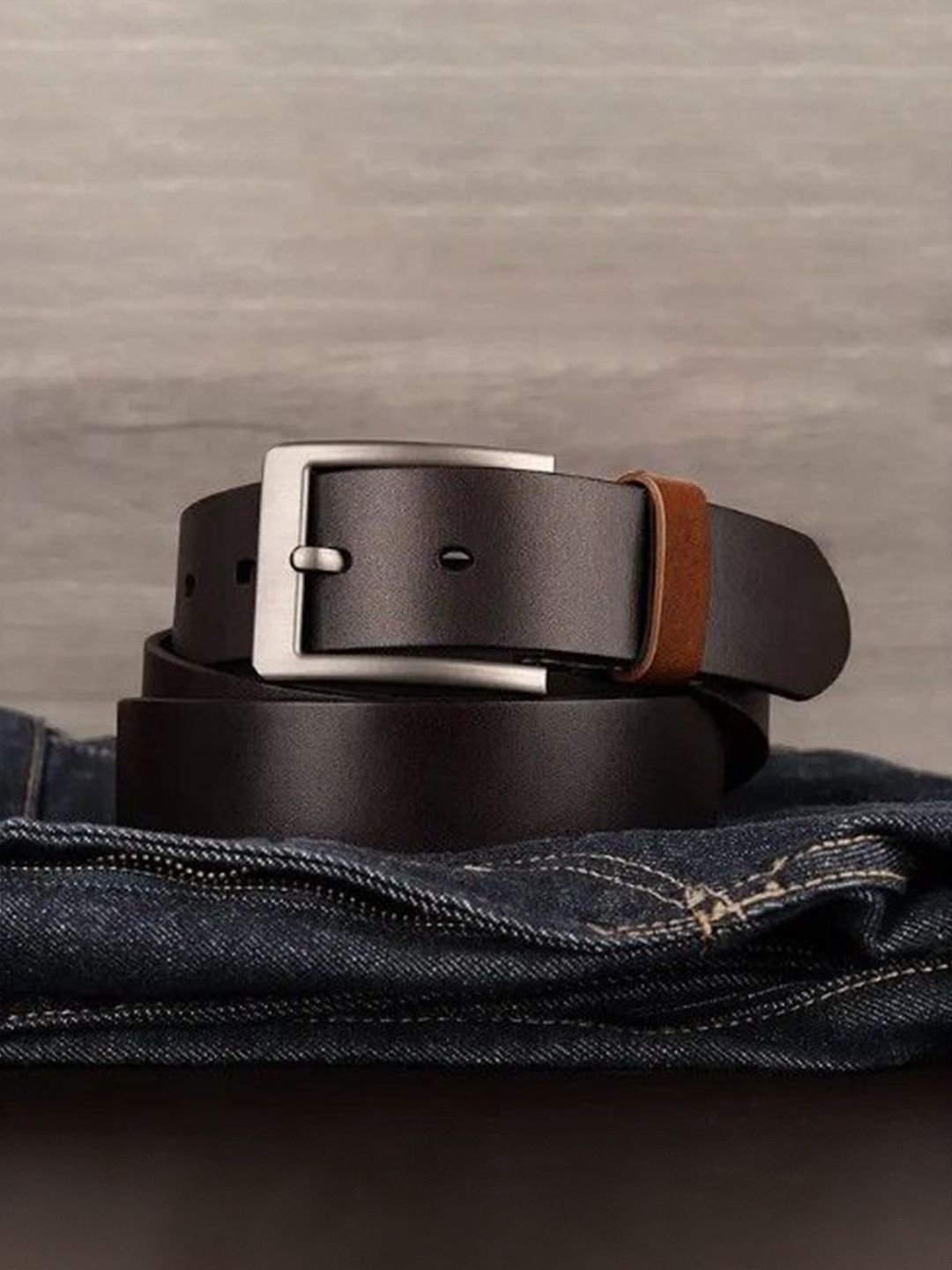 Killer Men Textured Formal Belt-picture-27