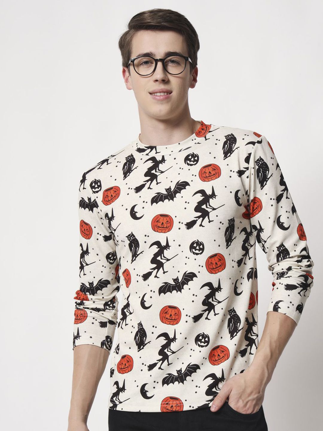 TANDUL Men Conversational Printed Pullover Sweatshirt-picture-38