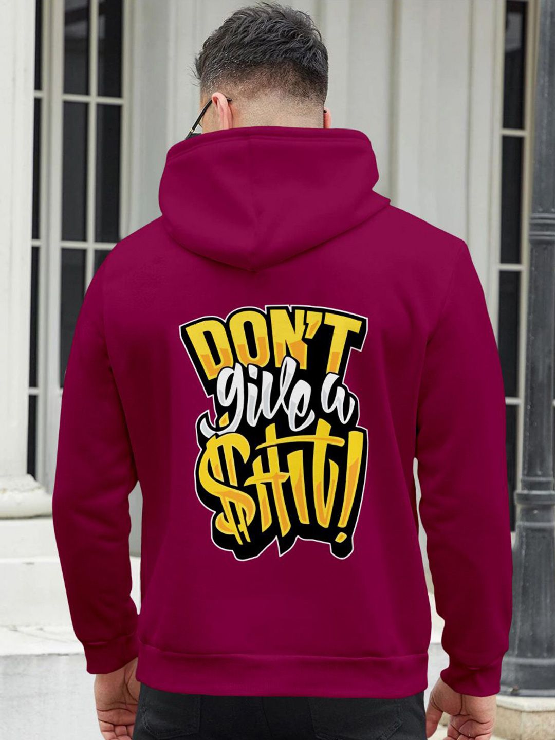 Triptee Men Pure Cotton Printed Hooded Sweatshirt-picture-23