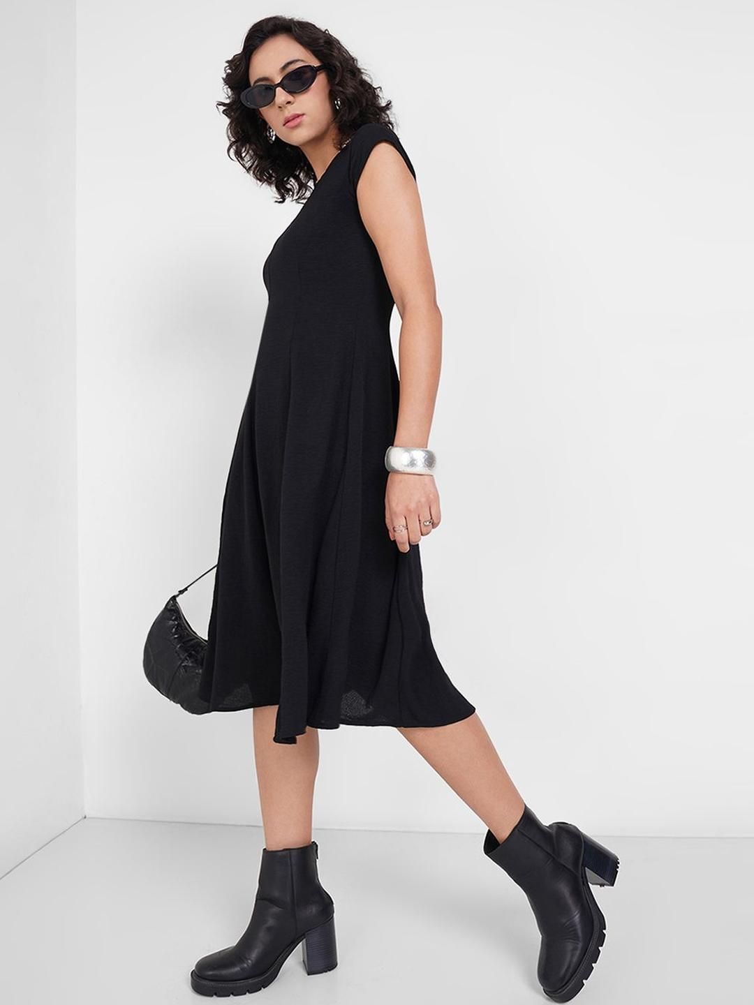 Honey by Pantaloons Fit & Flare Midi Dress-picture-28