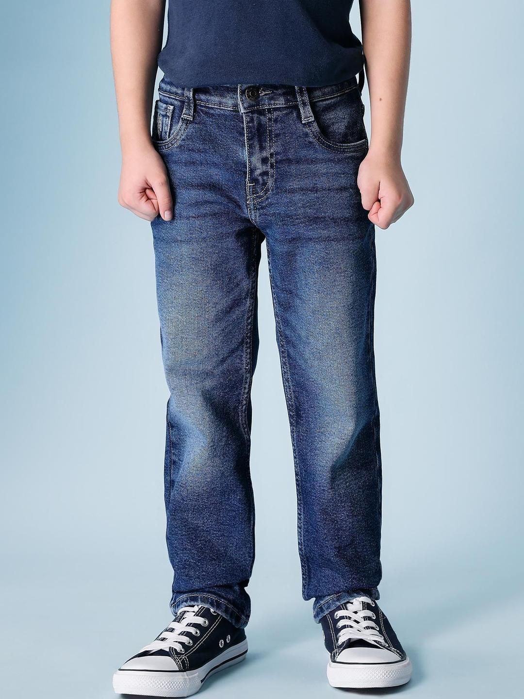 U.S. Polo Assn. Kids Boys Relaxed Fit Mid-Rise Light Fade Jeans-picture-10