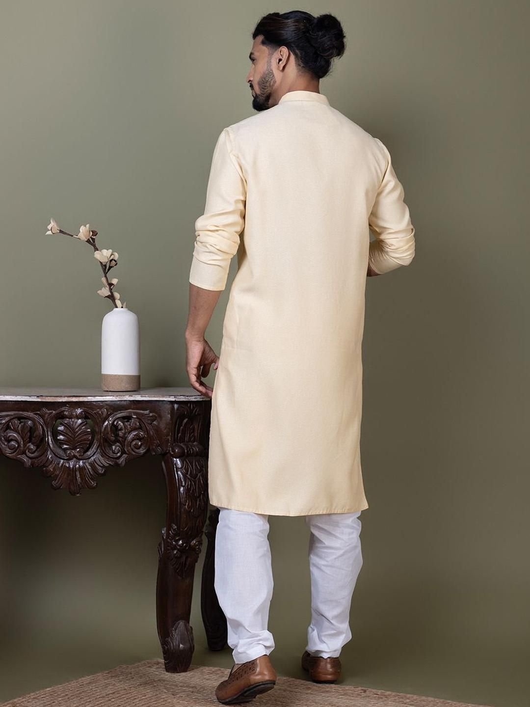 DEVOILER Men Regular Kurta with Pyjamas-picture-25