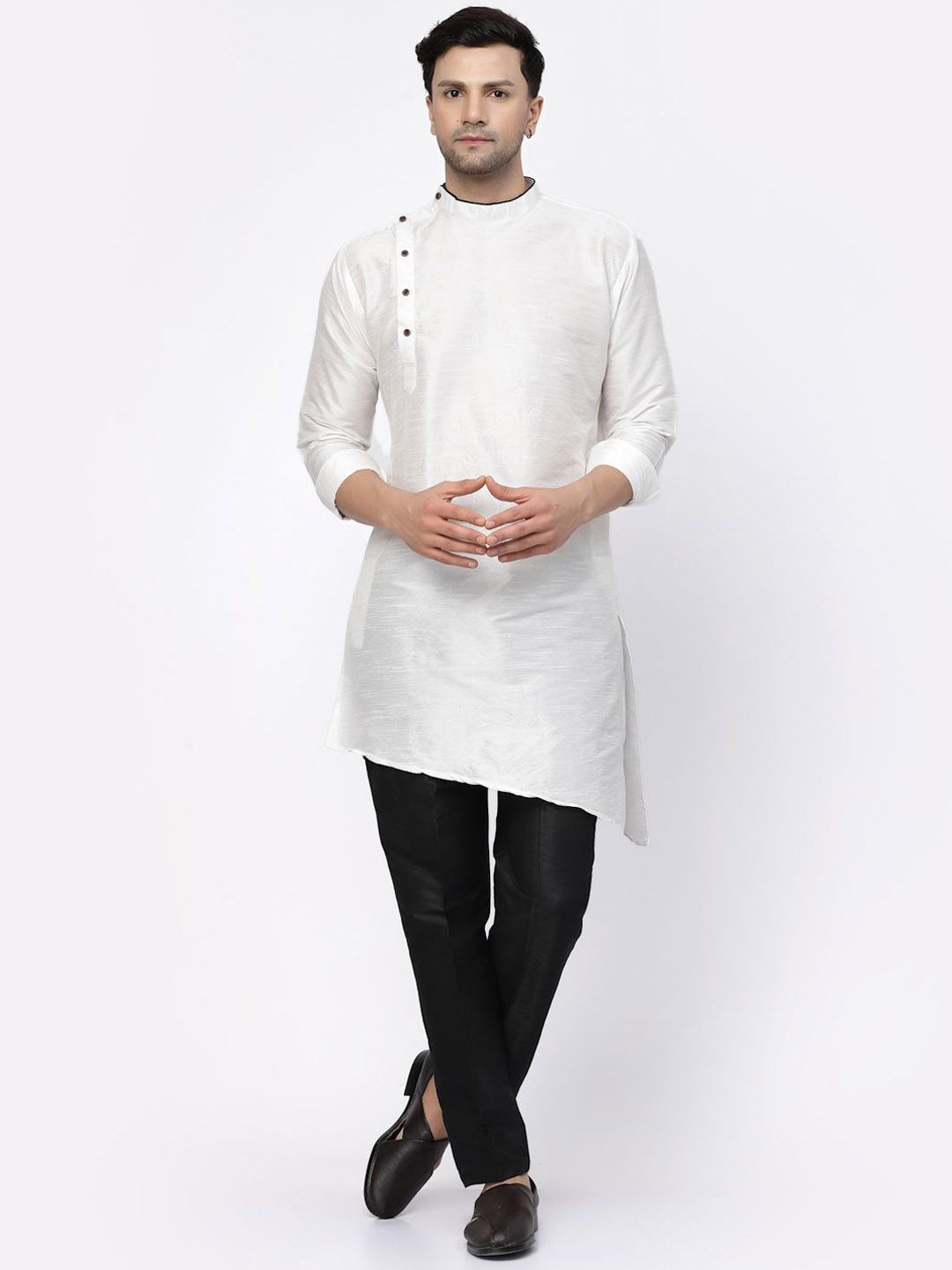 TS LIFESTYLE Men Regular Dupion Silk Kurta with Pyjamas-picture-50