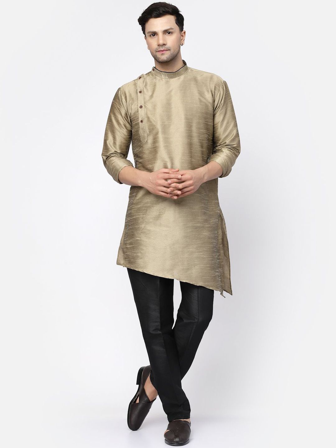 TS LIFESTYLE Men Regular Dupion Silk Kurta with Pyjamas-picture-54