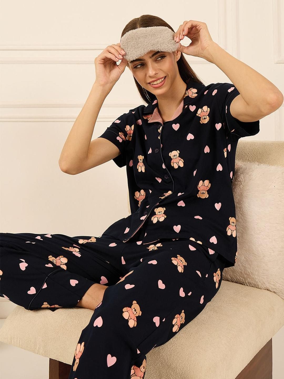 Sweet Dreams Women Printed Night suit-picture-41
