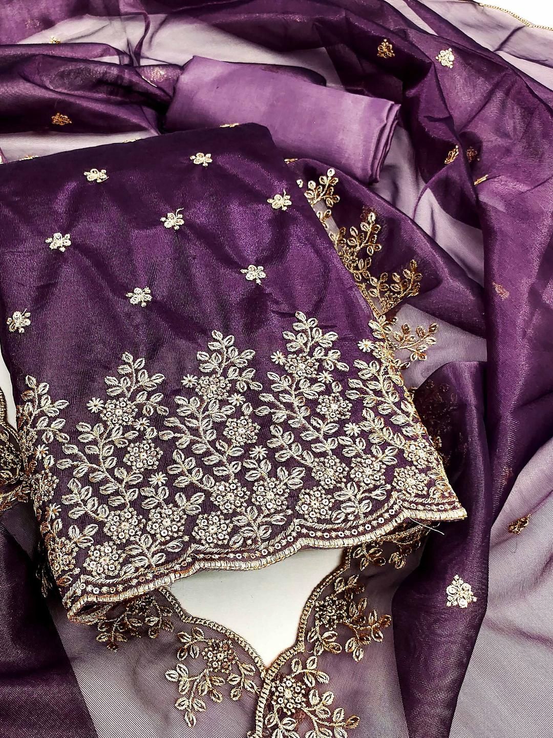 Maroosh Embroidered Unstitched Dress Material