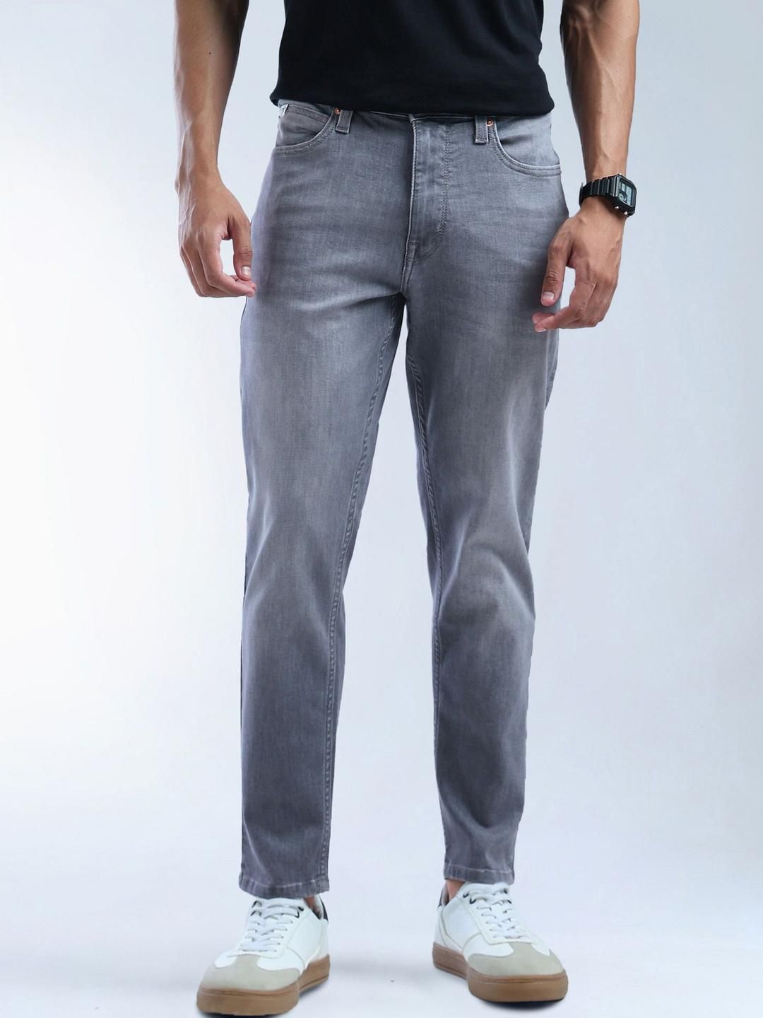Flying Machine Men Slim Fit Mid-Rise Light Fade Jeans-picture-18