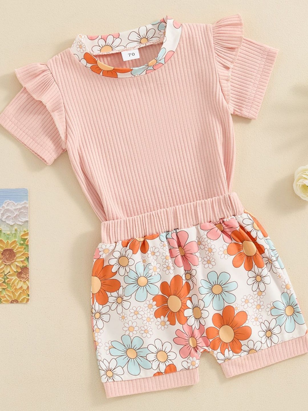 LULU & SKY Girls Top with Shorts-picture-48