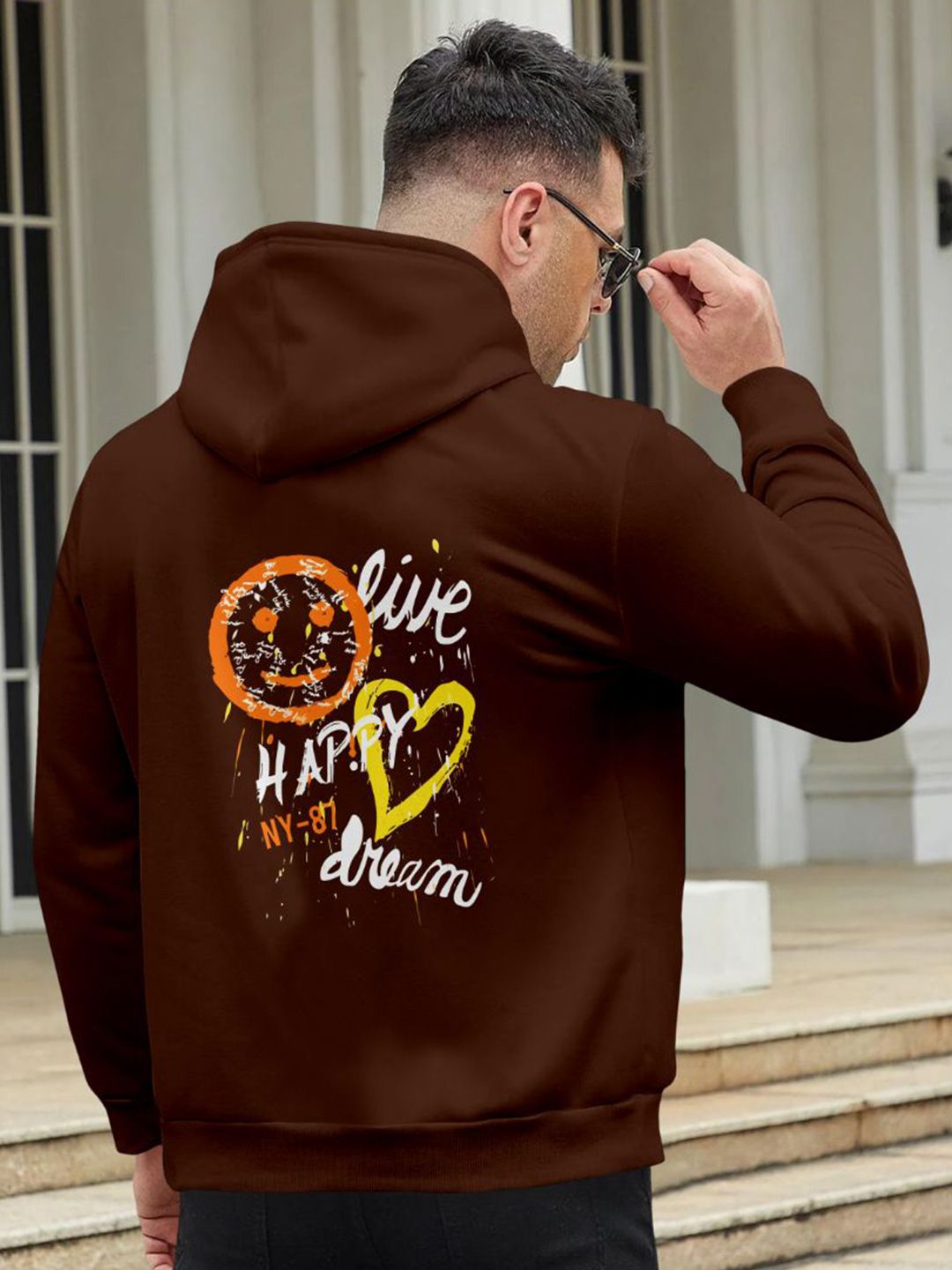 Triptee Men Typography Printed Hooded Cotton Sweatshirt-picture-29