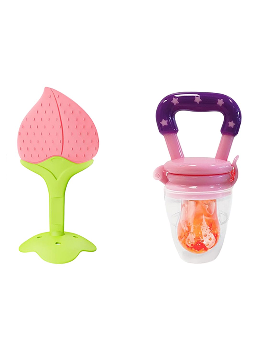 Kritiu Set Of 4 BPA-Free Teethers & Food Feeder-picture-28
