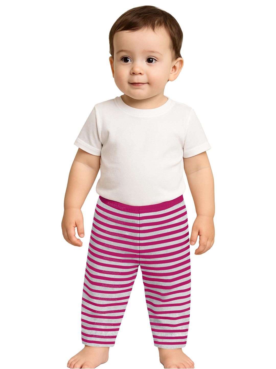 Aakarshini Kids White & Pink Woollen T-Shirt & Pyjama Set-picture-14