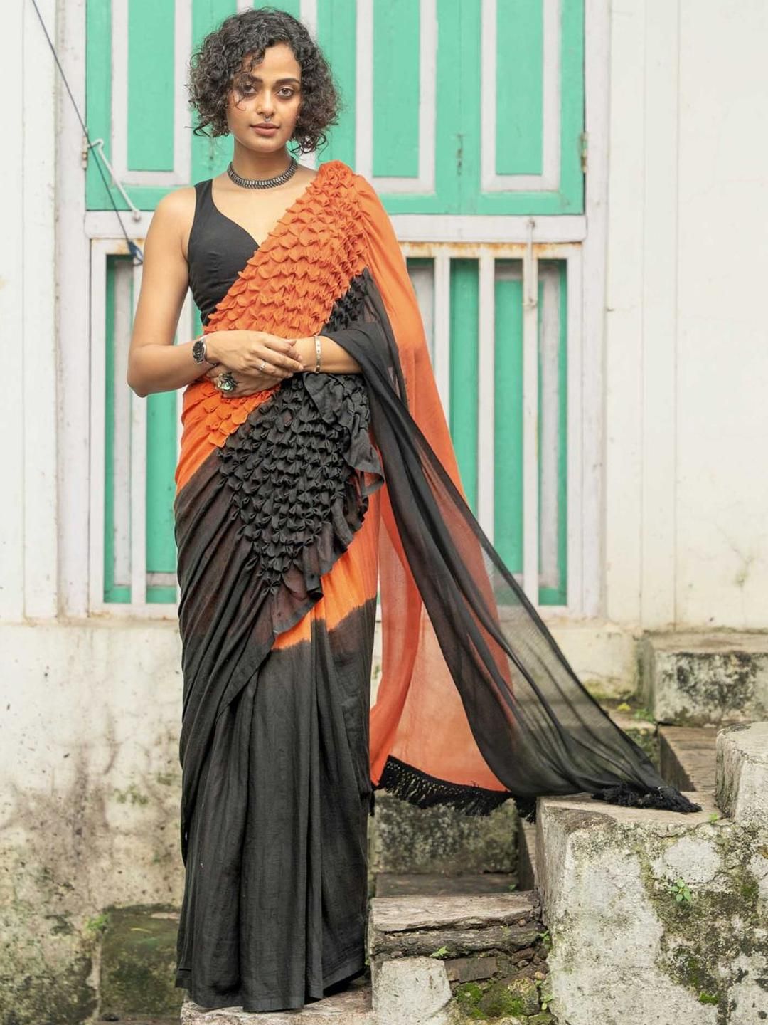 Suta Tie And Dye Pure Cotton Saree-image-23