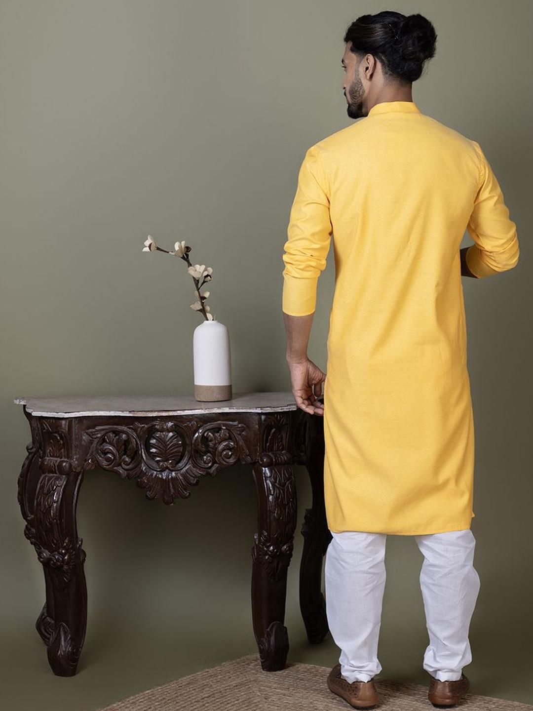 DEVOILER Men Regular Kurta with Pyjamas-picture-27