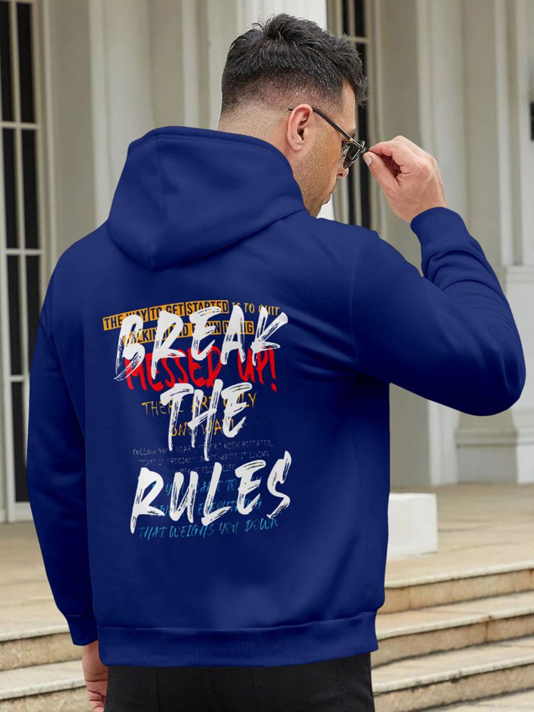 Triptee Men Printed Hooded Sweatshirt-picture-50