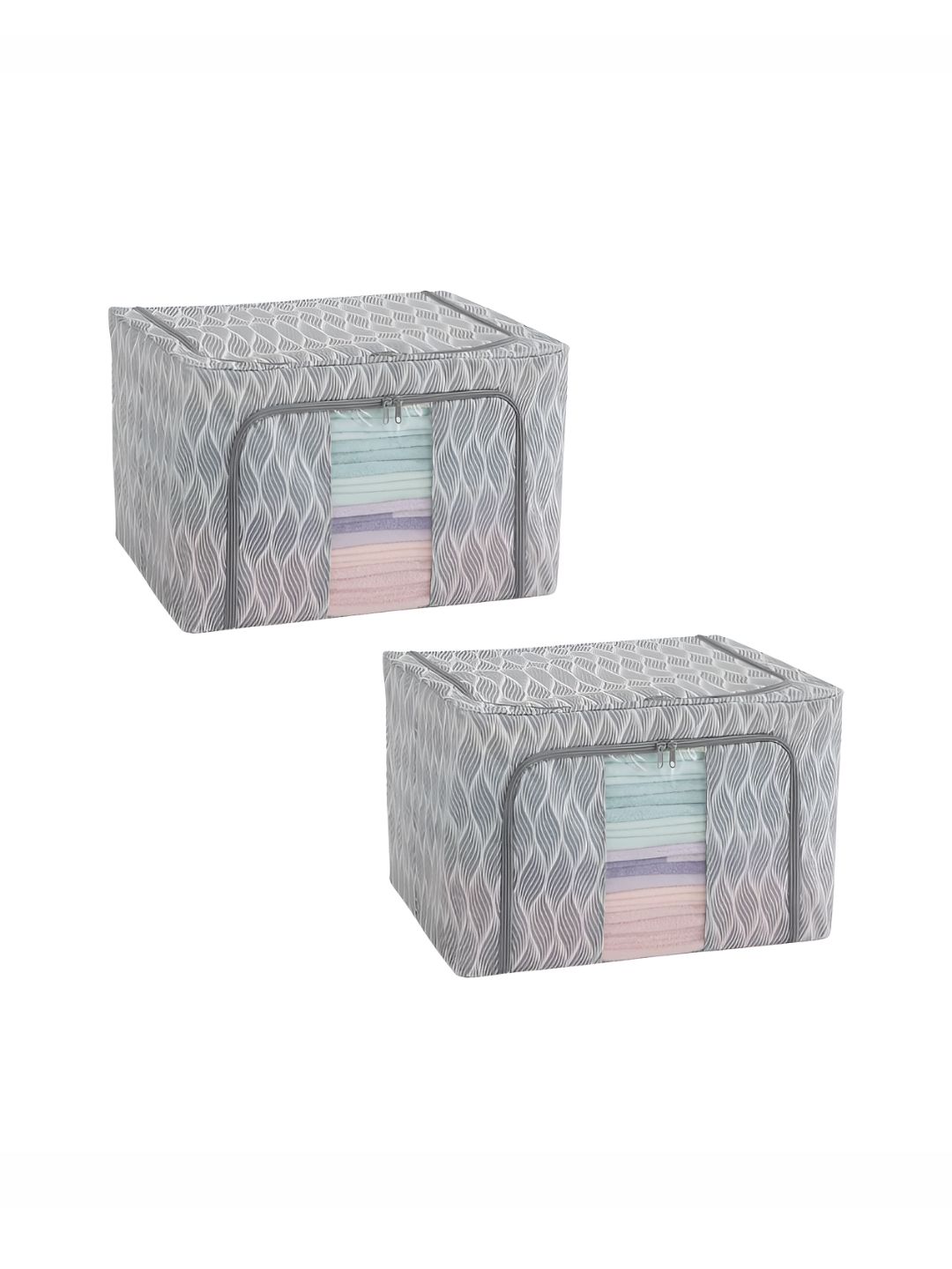 HOKIPO Grey Set of 2 Super Strong Multi-Utility Organisers-picture-49