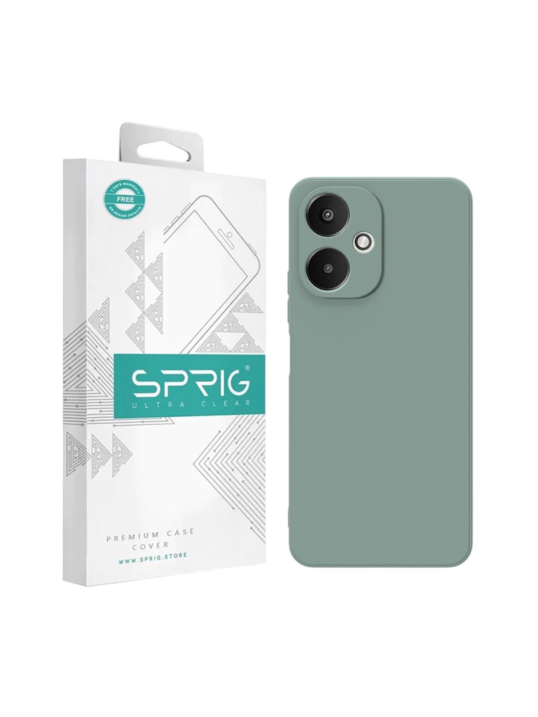 SPRIG Solid Printed Back Case Mobile Accessories-image-12