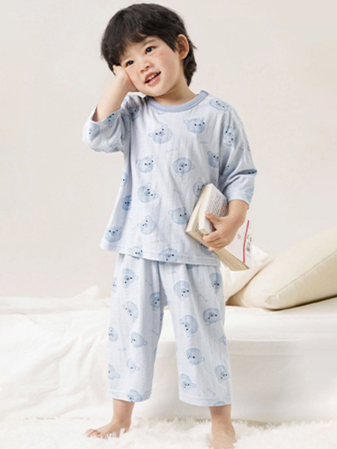 LULU & SKY Boys Printed Night suit-picture-24
