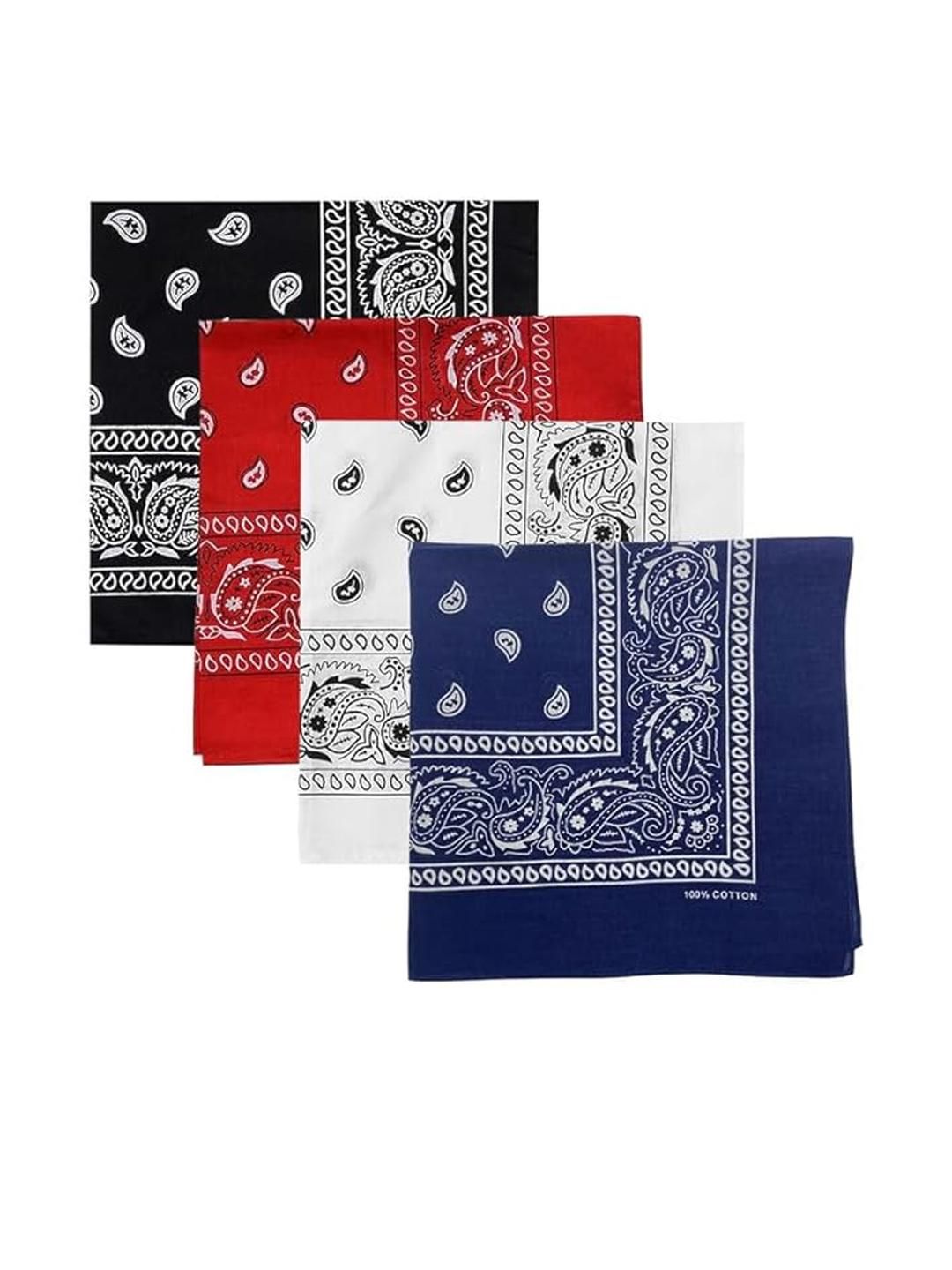 Aadikart Unisex Pack Of 4 Bandana Headband