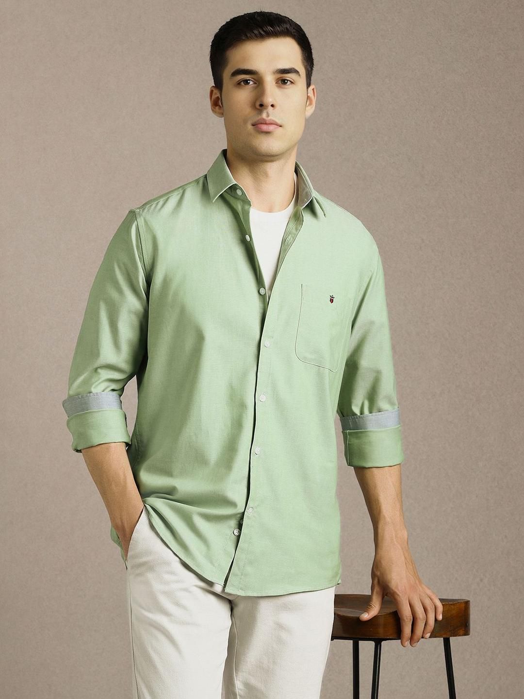 Louis Philippe Sport Slim Fit Pure Cotton Casual Shirt-picture-28