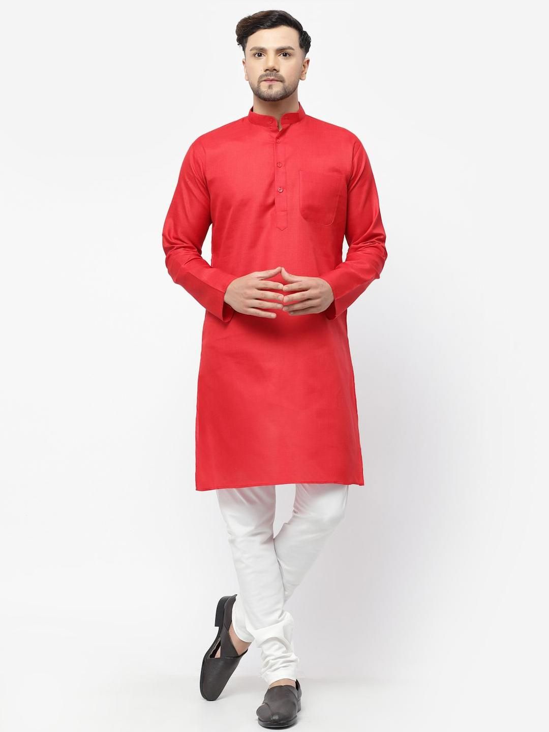 TS LIFESTYLE Men Thread Work Kurta-picture-13