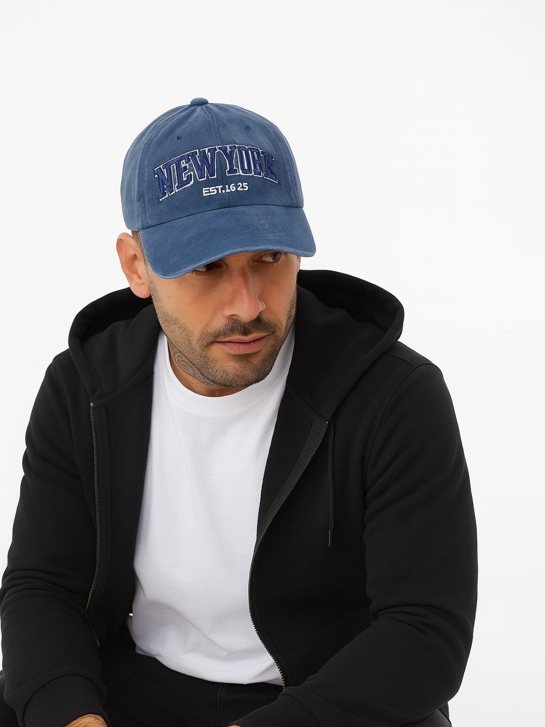 ZEVORA Men Embroidered Baseball Cap-image-36