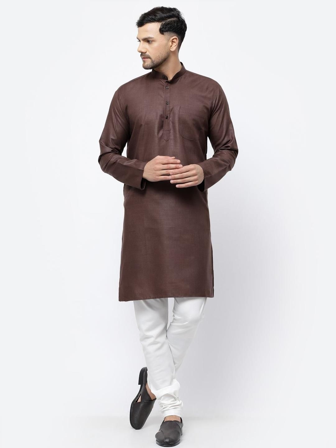 TS LIFESTYLE Men Thread Work Kurta-image-42