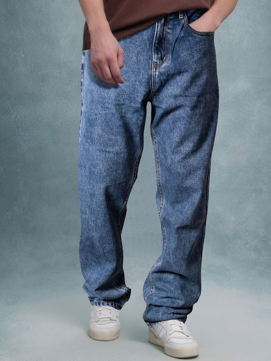 RIG BONE Men Loose Mid-Rise Light Fade Jeans-picture-14