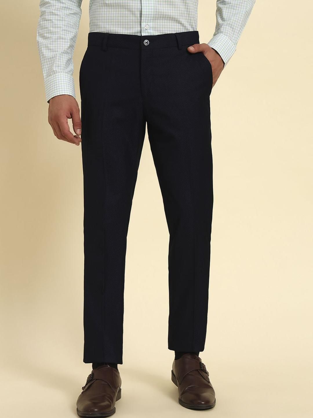 Cantabil Men Comfort Regular Fit Mid-Rise Formal Trouser-picture-37