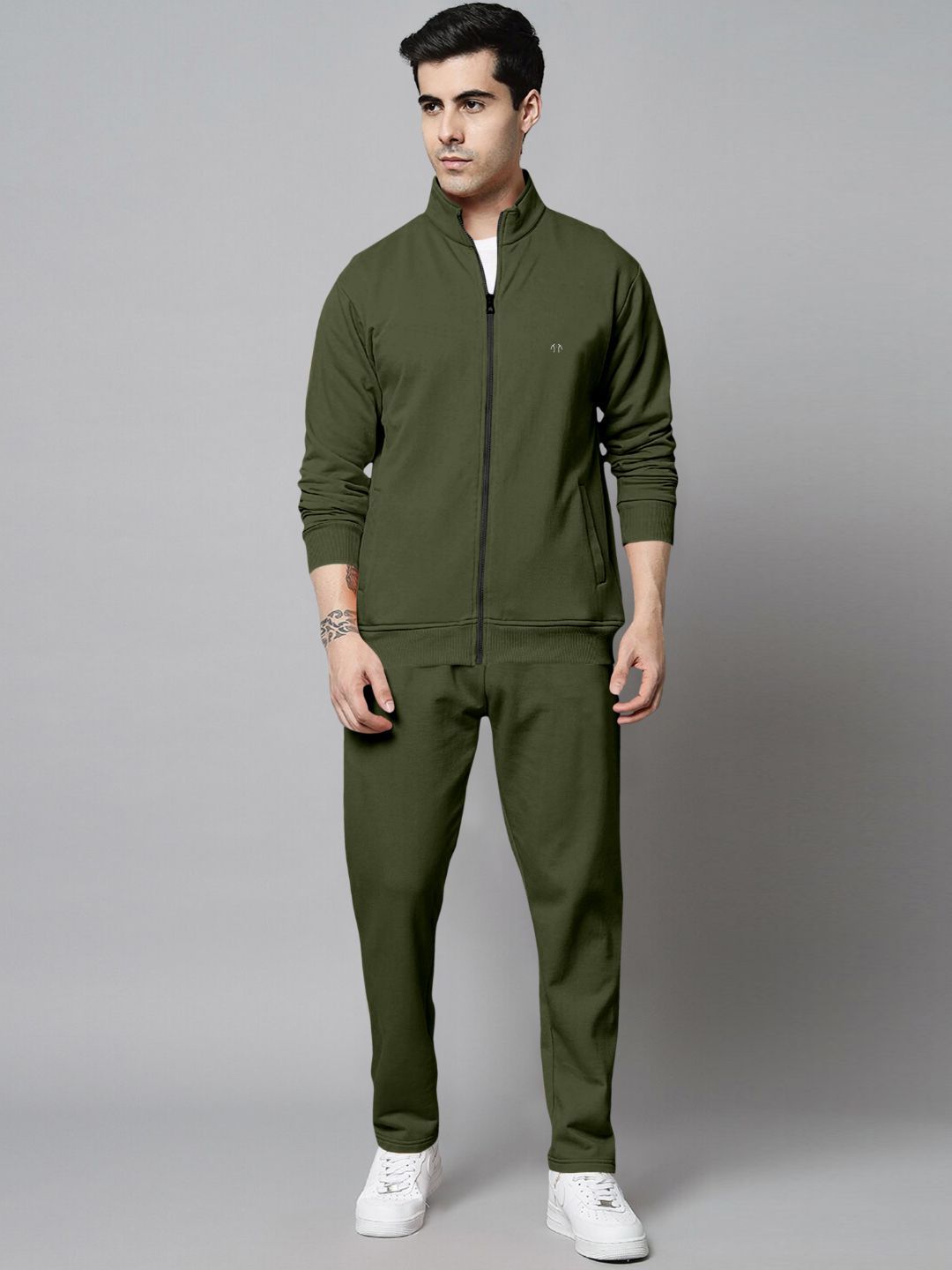 Triptee Mock Collar Long Sleeves Zipper Tracksuit-picture-37
