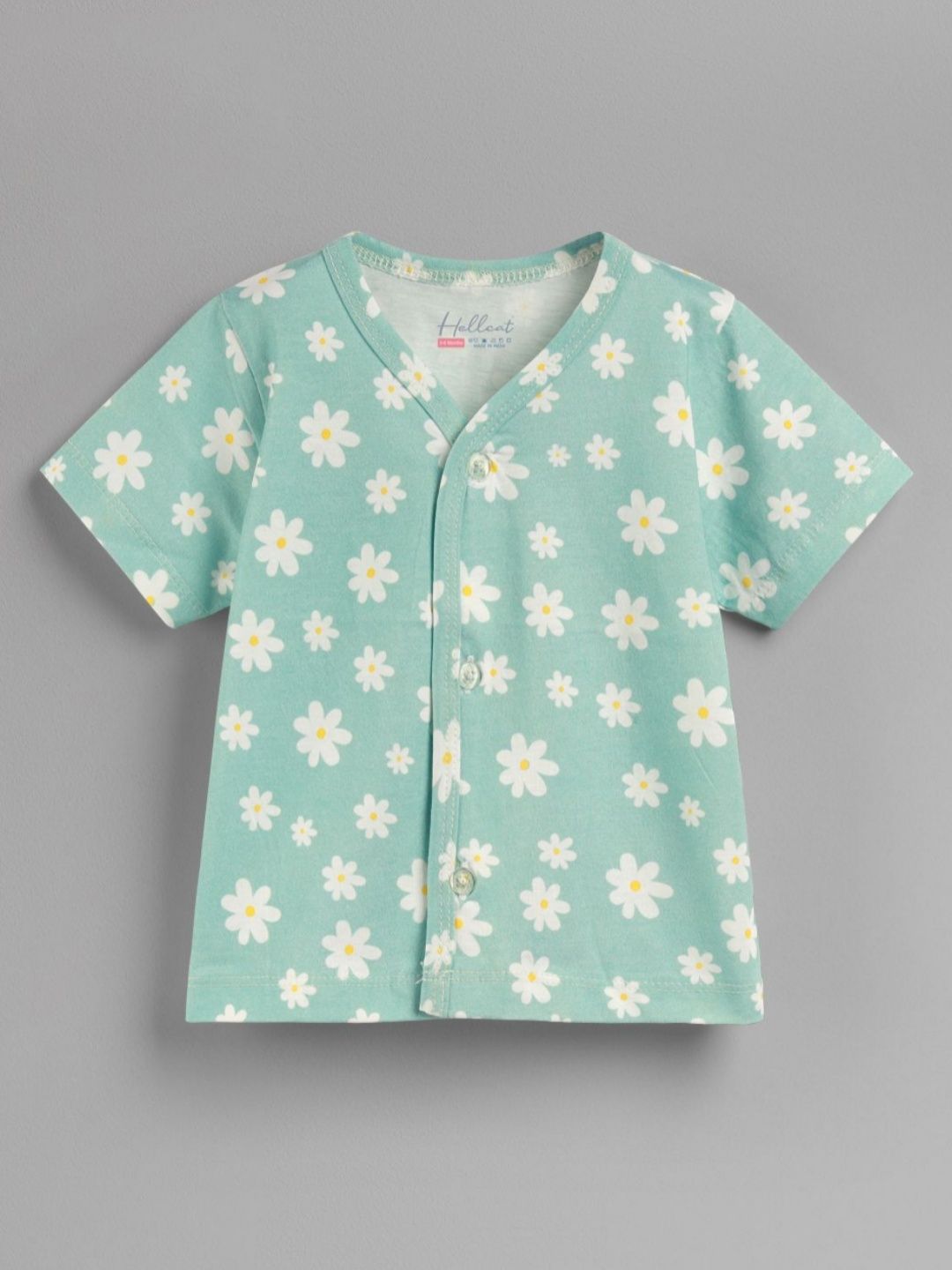 HELLCAT Kids Pack of 3 Pure Cotton V-Neck Jhabla-picture-30