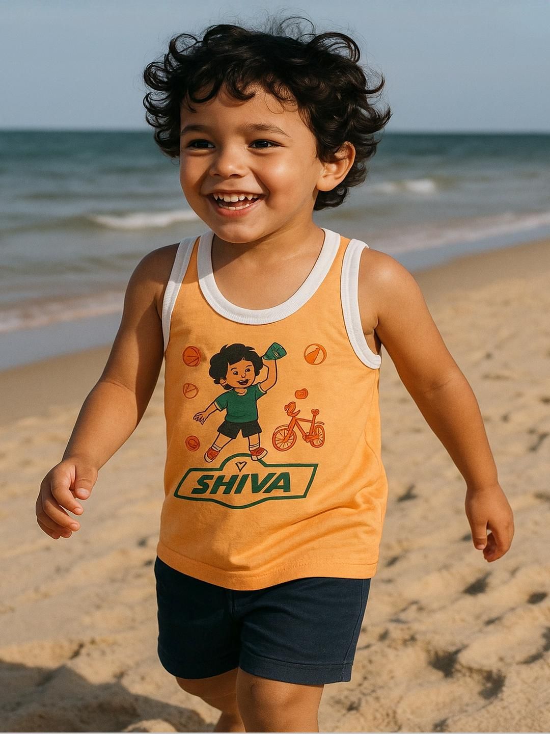 Cortica Pack of 3 Kids Cotton Vests-picture-20