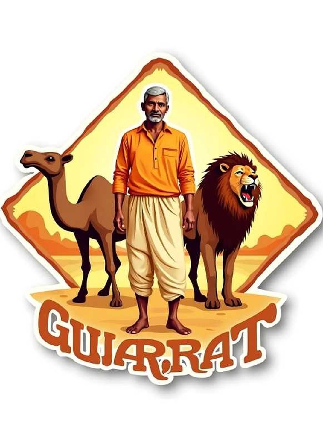 GIFTSHALA State Theme Souvenir Wooden Refrigerator Stylish Fridge Magnet-image-6