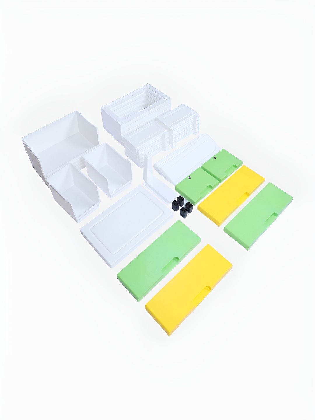 The Tickle Toe Kids Yellow & Green Durable & Eco-Friendly 6-Drawer Storage Chest