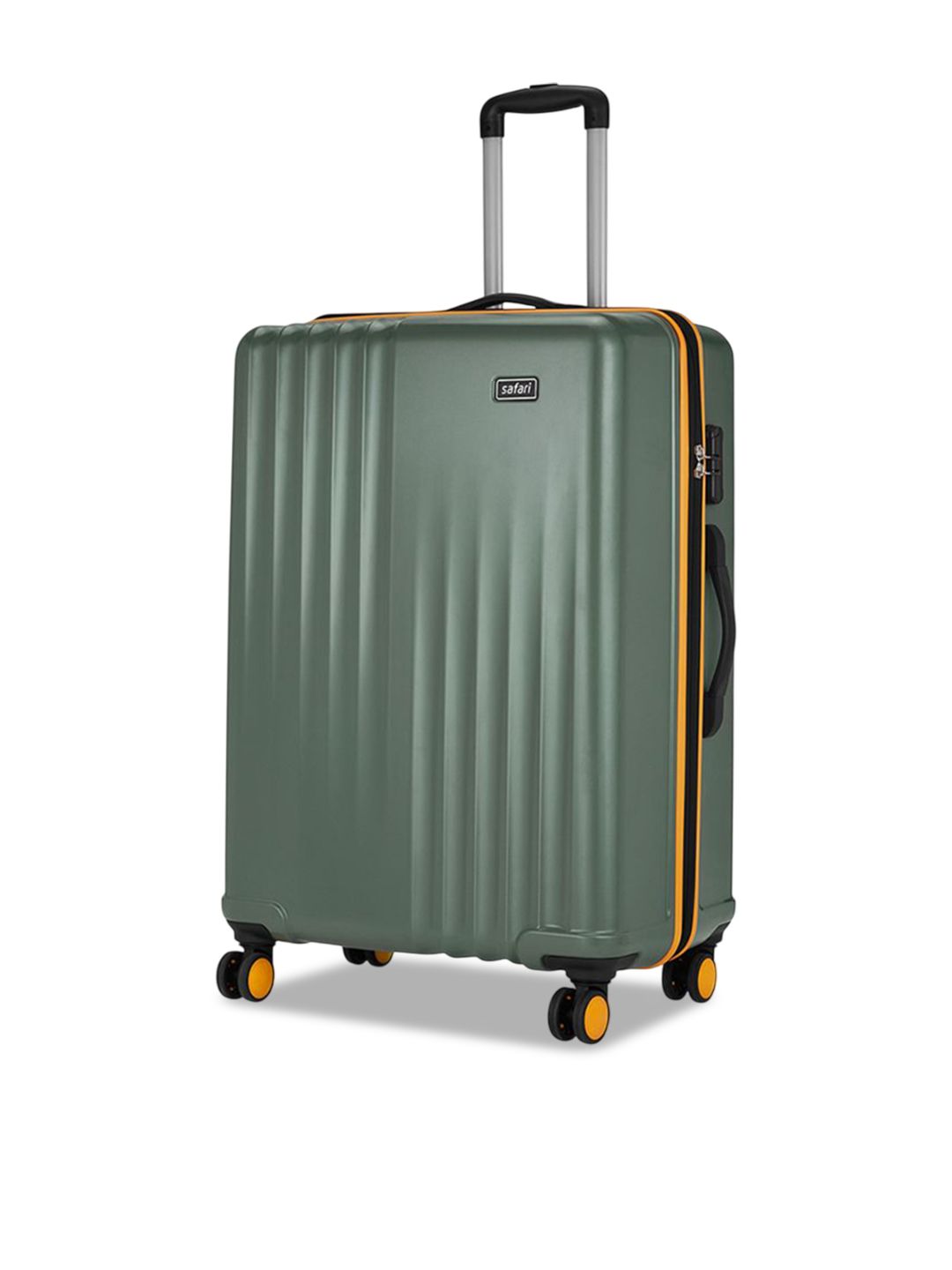 Safari Textured Hard-Sided Large Trolley Bag