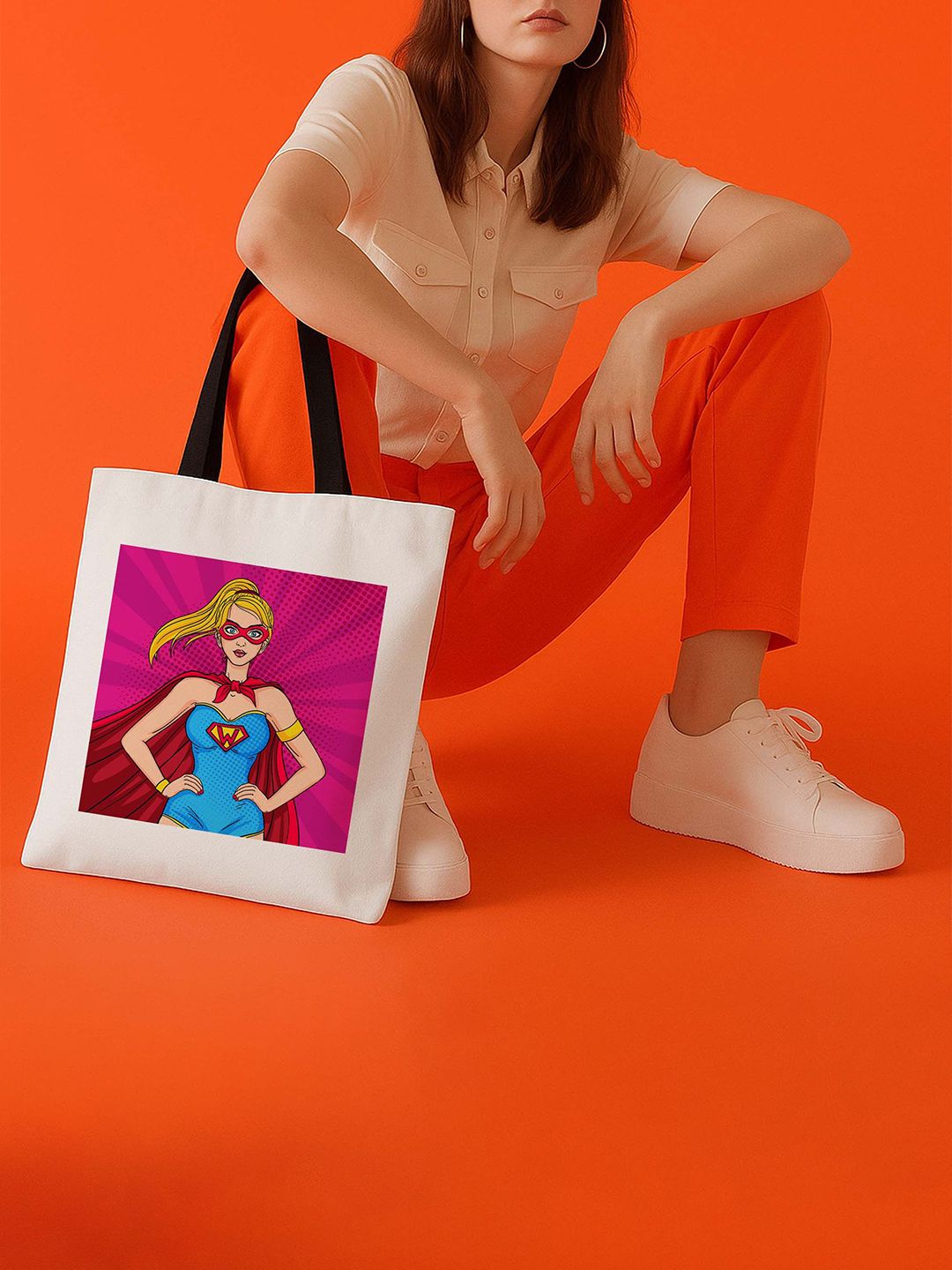 ARTBUG Printed Shopper Tote Bag-picture-34