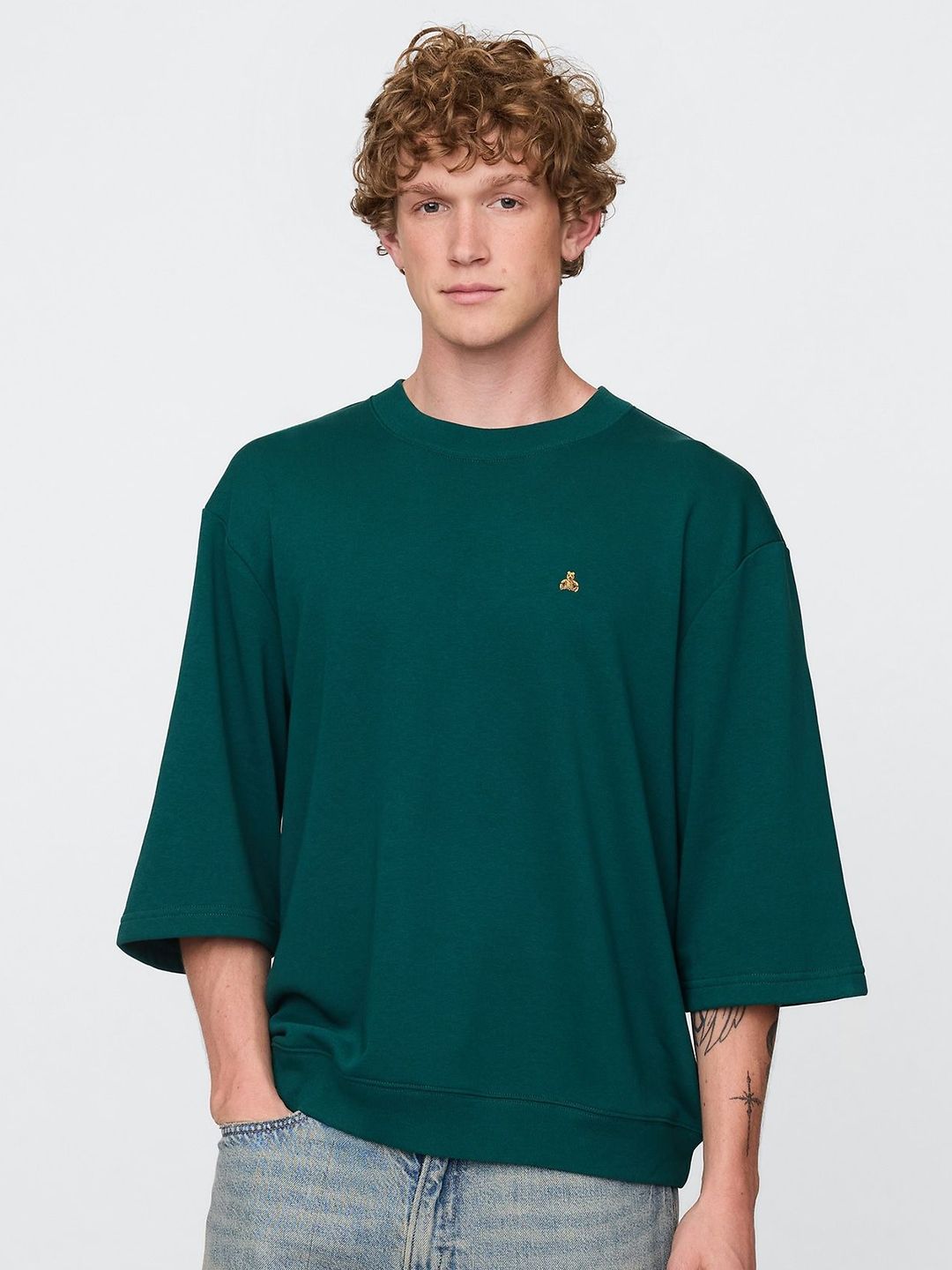 GAP Oversize Fit Crew Neck Sweatshirt-image-34