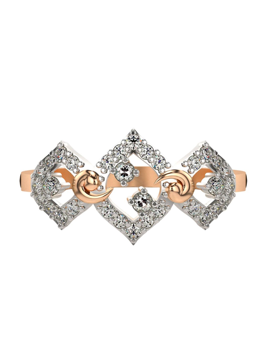VALANOVA Women Rose Gold Ring Diamond-picture-38