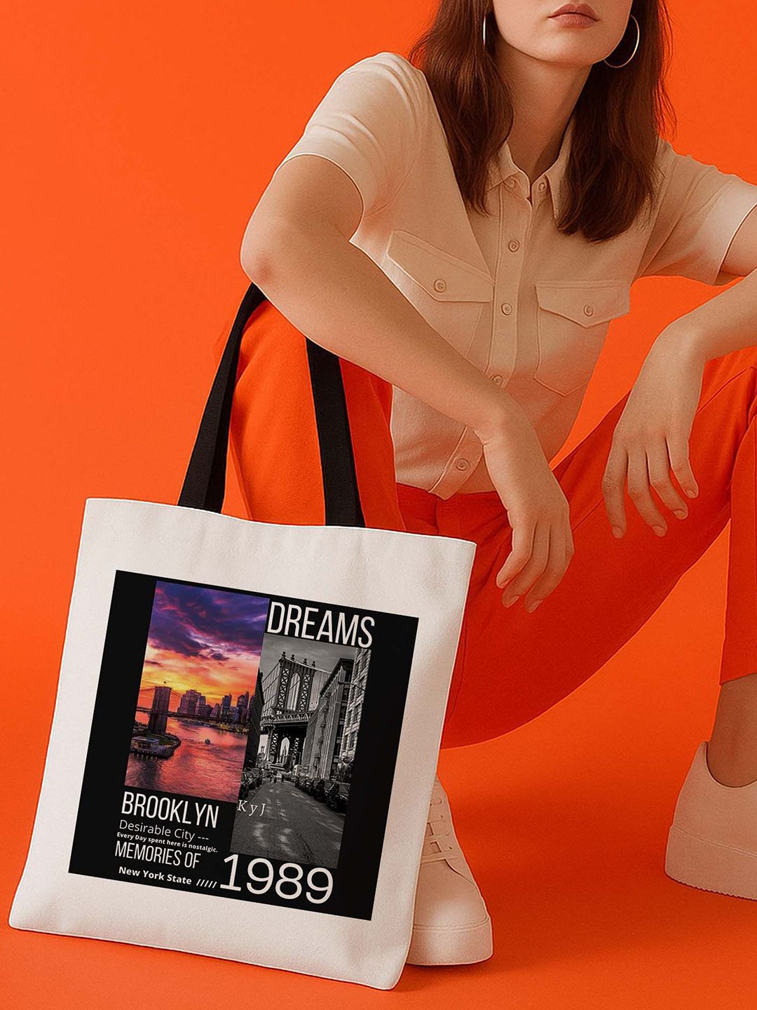 ARTBUG Printed Shopper Tote Bag-picture-39