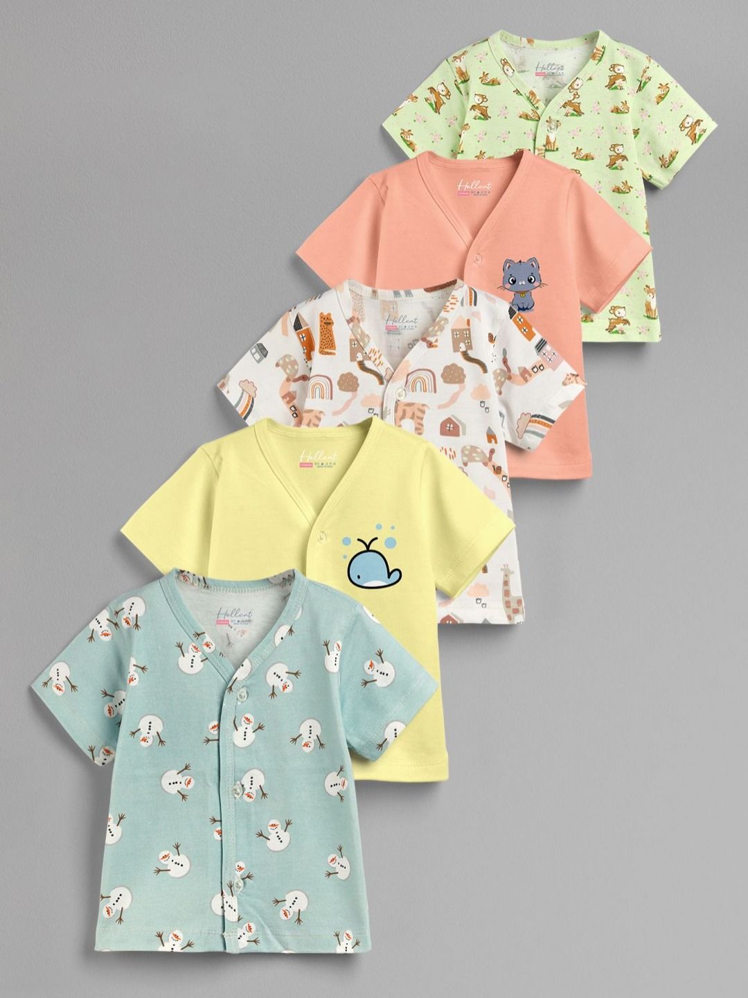 HELLCAT Kids 5 Printed V-Neck T-shirt-picture-10
