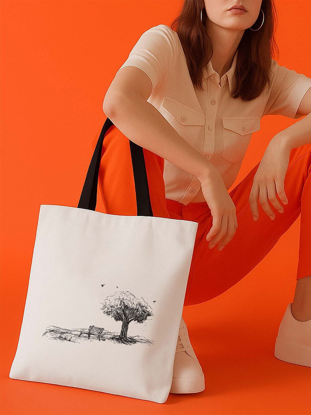 ARTBUG Printed Shopper Tote Bag-picture-36