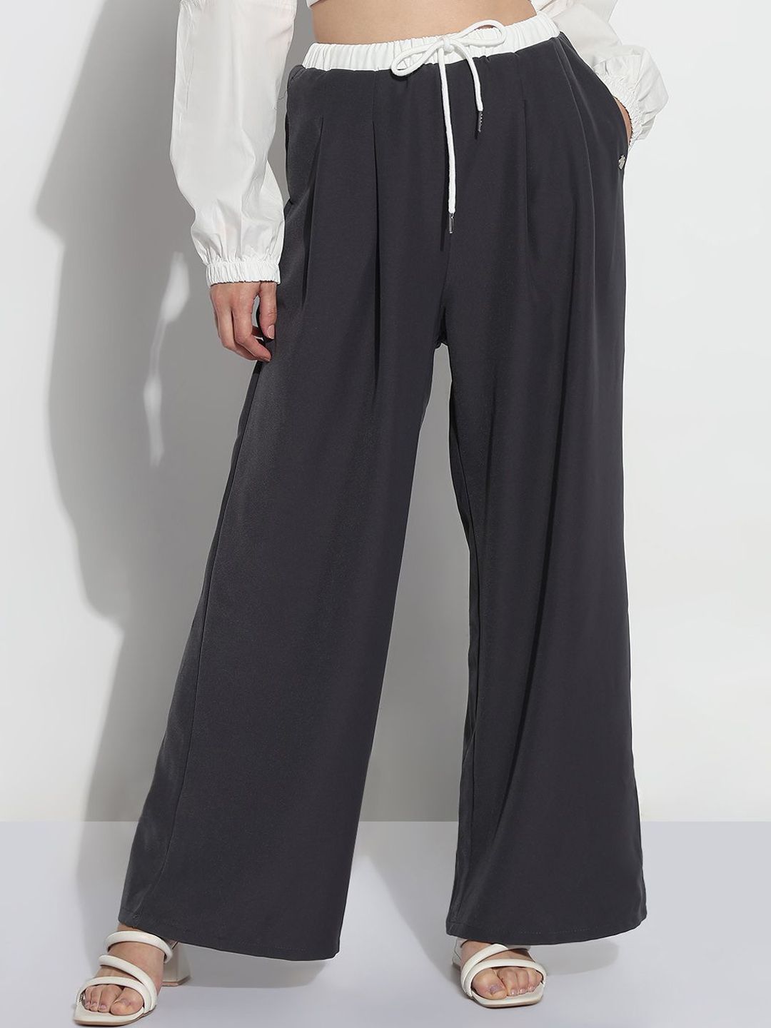 SHOWOFF Women Tailored High-Rise Pleated Trouser-picture-35