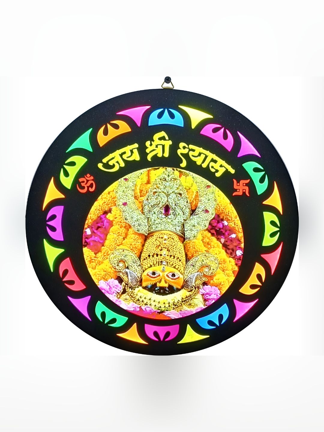 SHRI KHATU SHYAM CREATION Black & Black 1 Pieces MDF Wall Photo Frames-picture-31