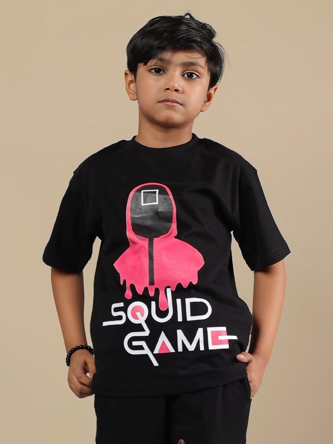 WEARDUDS Unisex Squid Game Graphic Printed Round Neck Pure Cotton T-shirt-picture-33