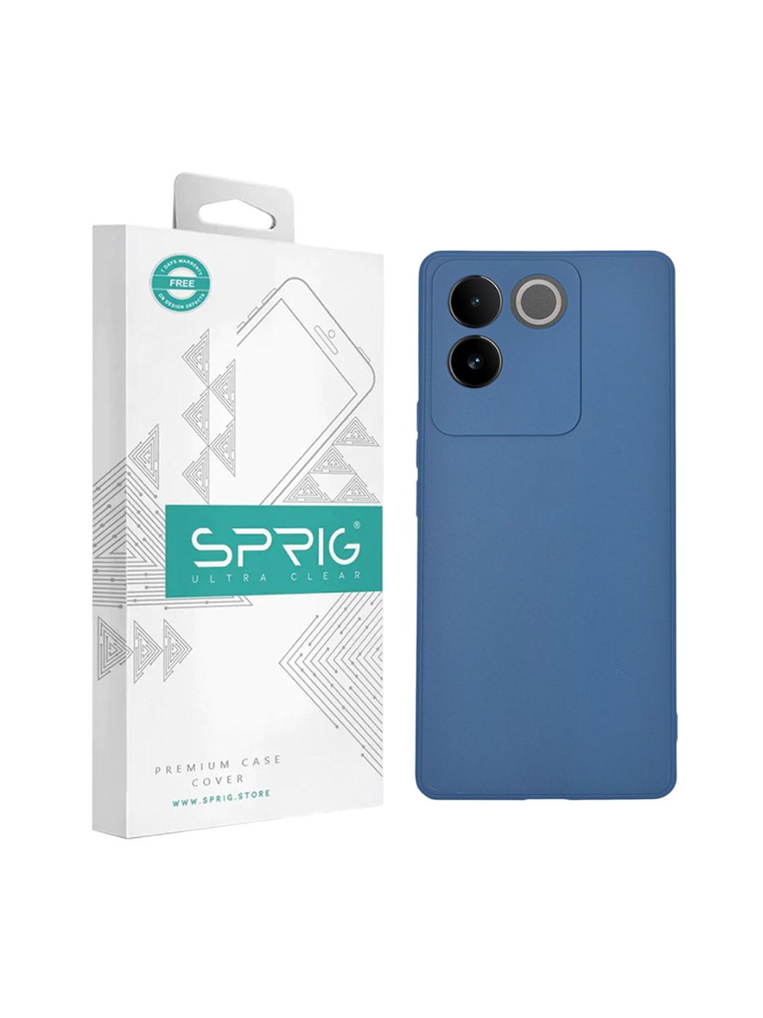 SPRIG Unisex Solid IQOO Z7 Pro 5G Impact Resistant Back Case-picture-25