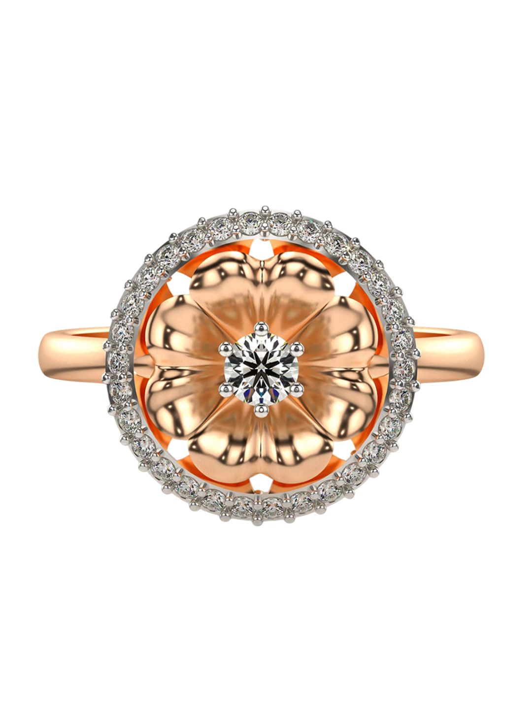 VALANOVA Women Rose Gold Ring Diamond-picture-27