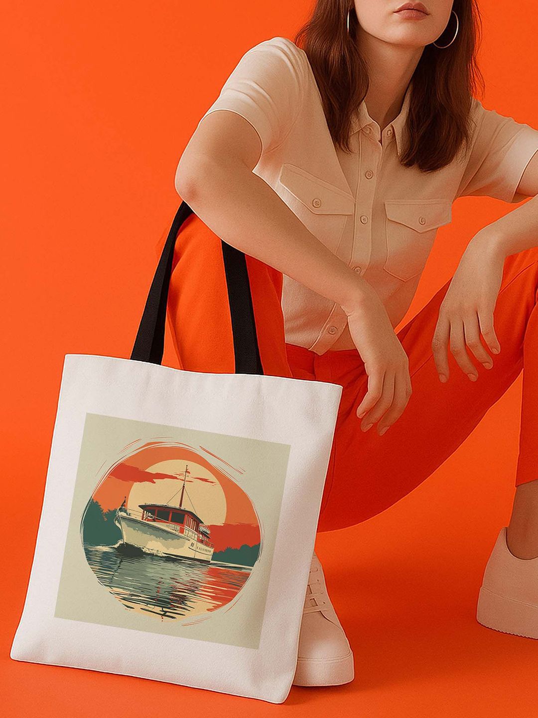 ARTBUG Unisex Graphic Printed Shopper Tote Handbags-picture-24