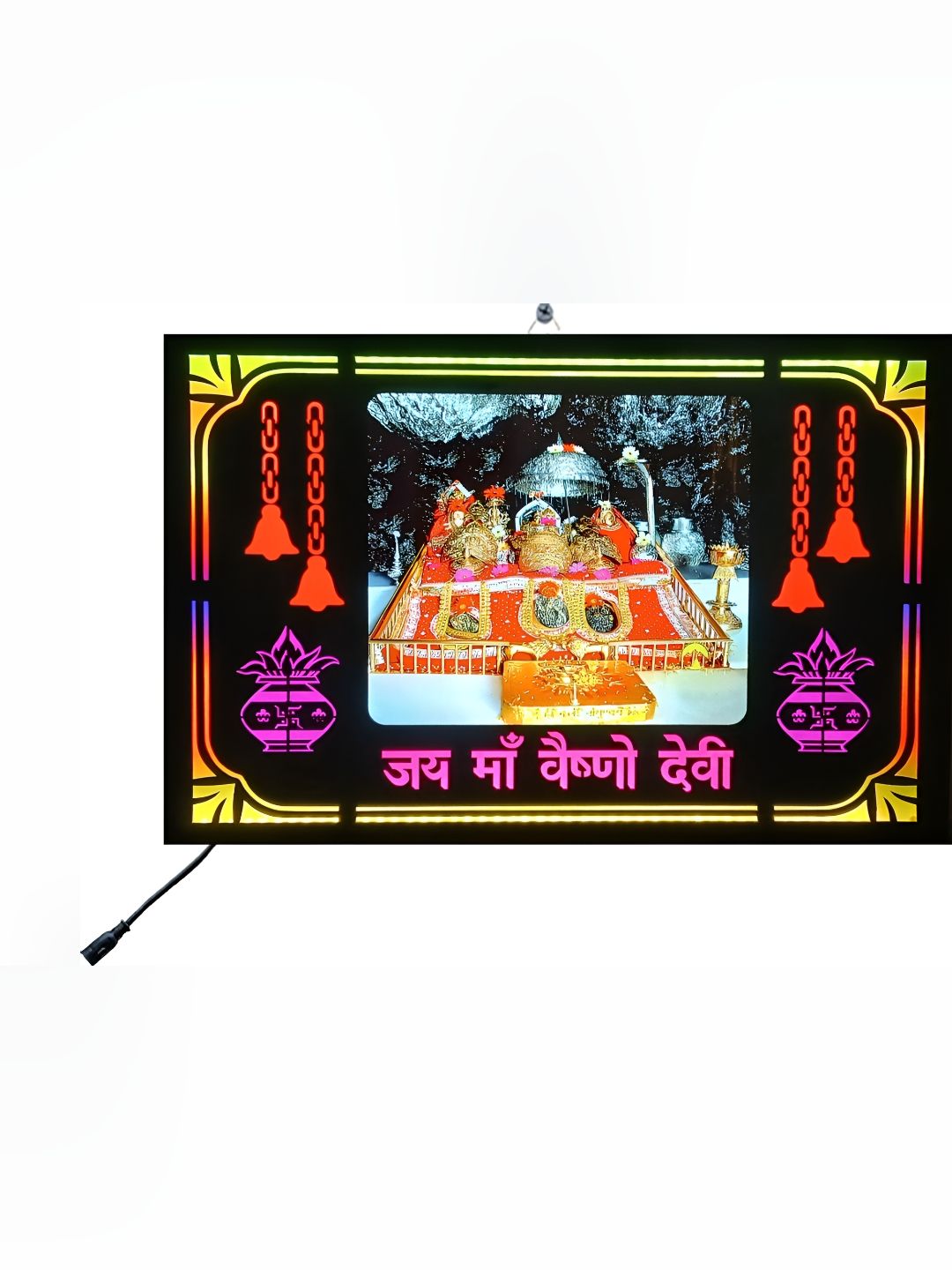 SHRI KHATU SHYAM CREATION Black & Blue Religious Printed Wall Photo Frame-picture-13
