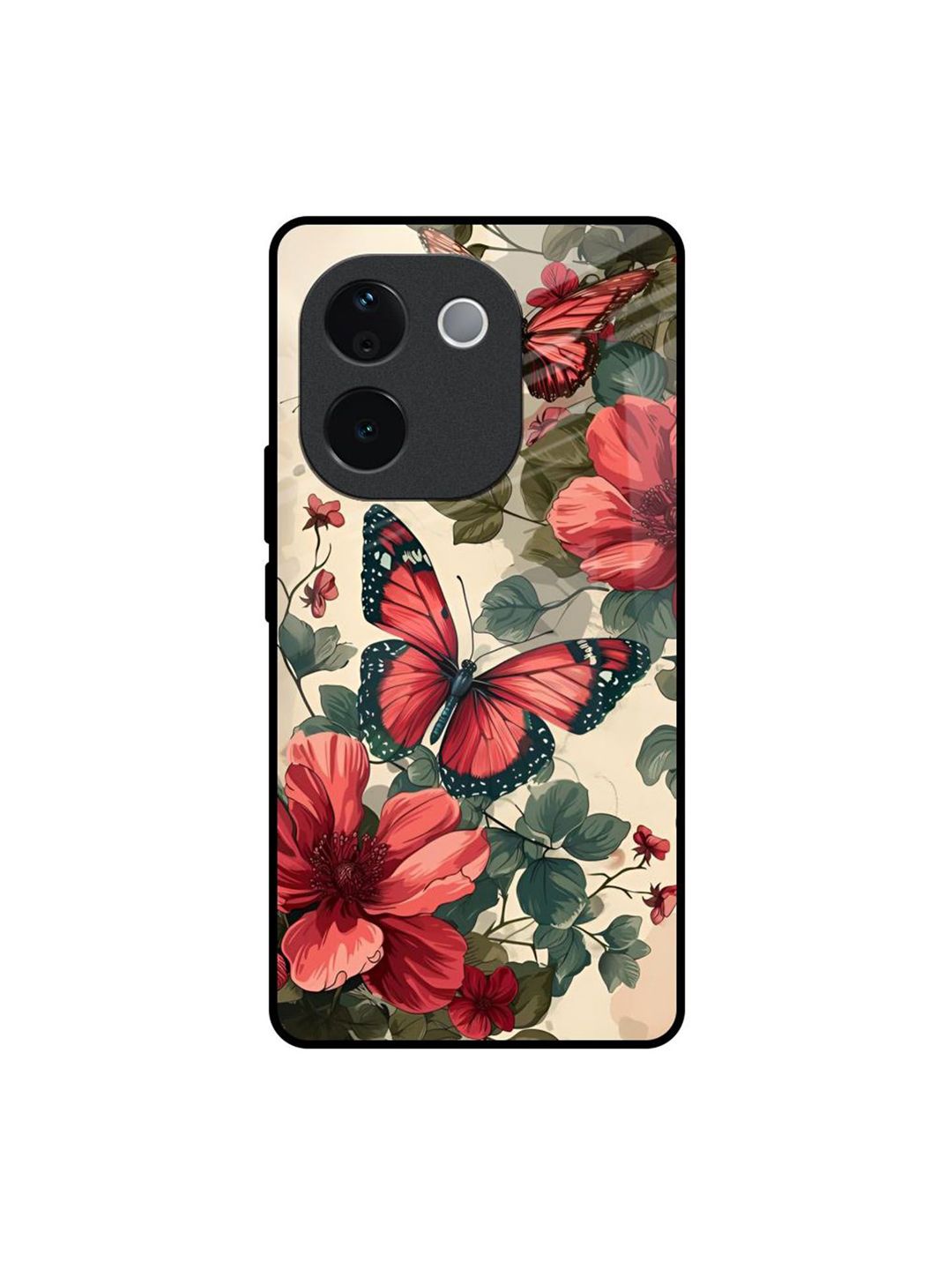 QRIOH Floral Printed IQOO Z9s Pro 5G Back Case Mobile Accessories-picture-16