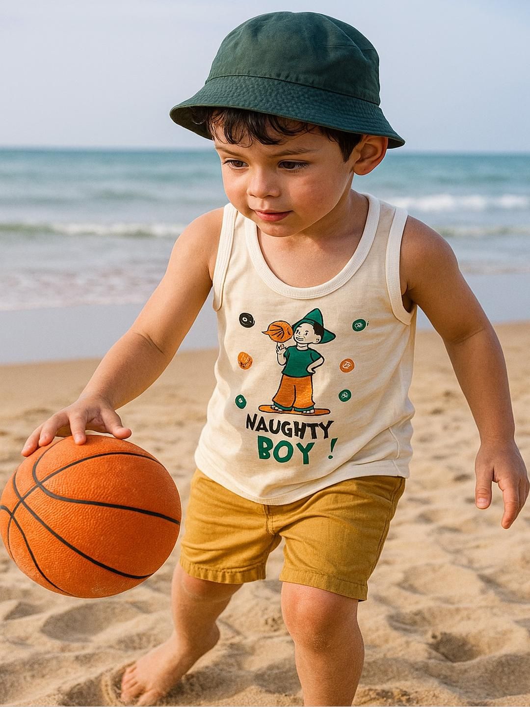 CORTICA Boys Pack Of 4 Printed Cotton Innerwear Vests-picture-42