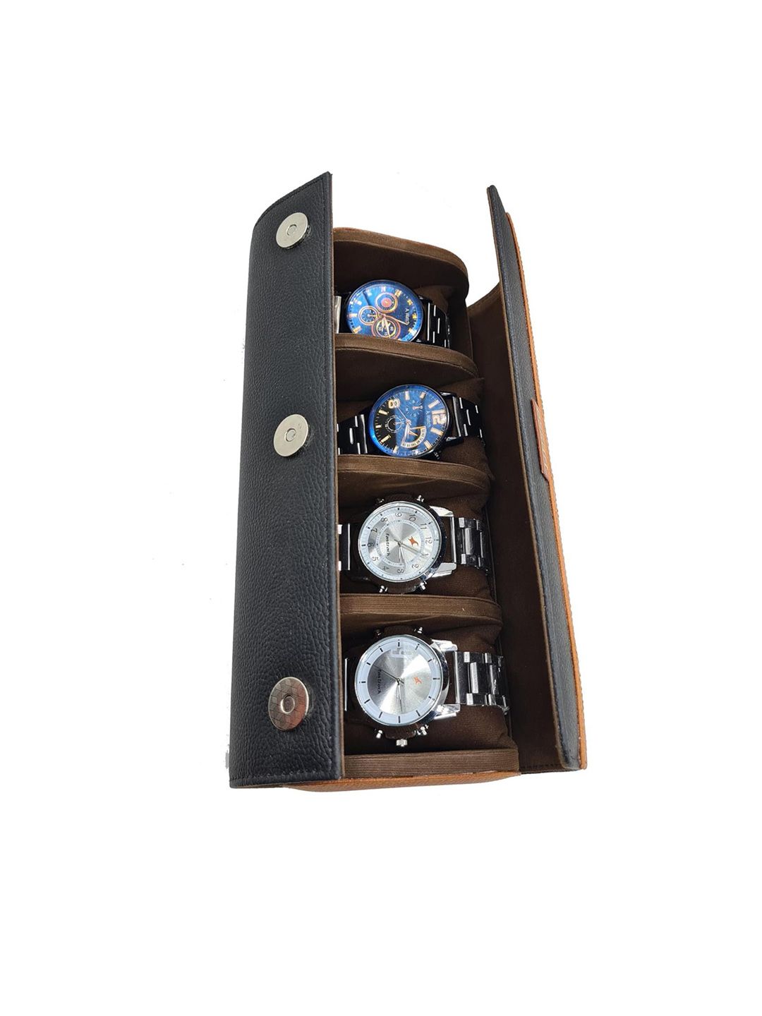 essart Textured 4-Slot Watch Organiser-picture-11